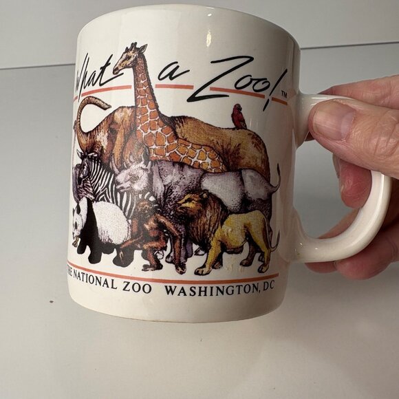 Vintage Interpur 1987 ‘What a Zoo’ National Zoo Washington DC Mug Fonz - Picture 5 of 6